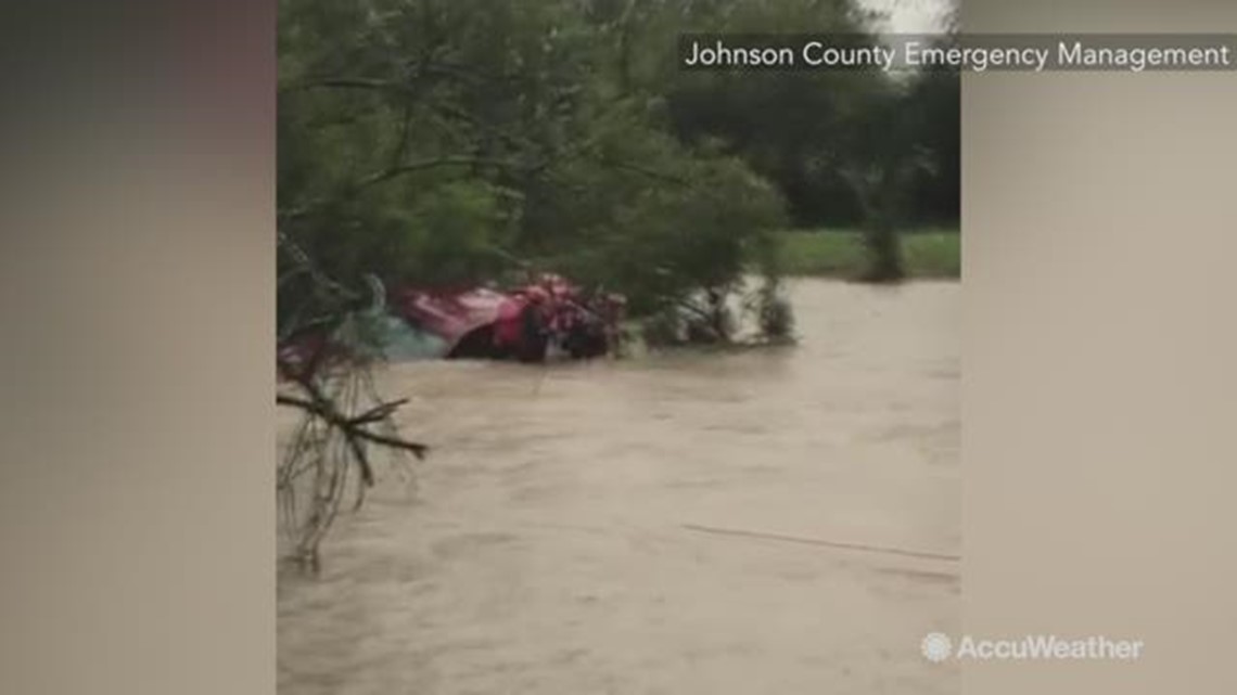 Driver rescued from roof of submerged car | kvue.com