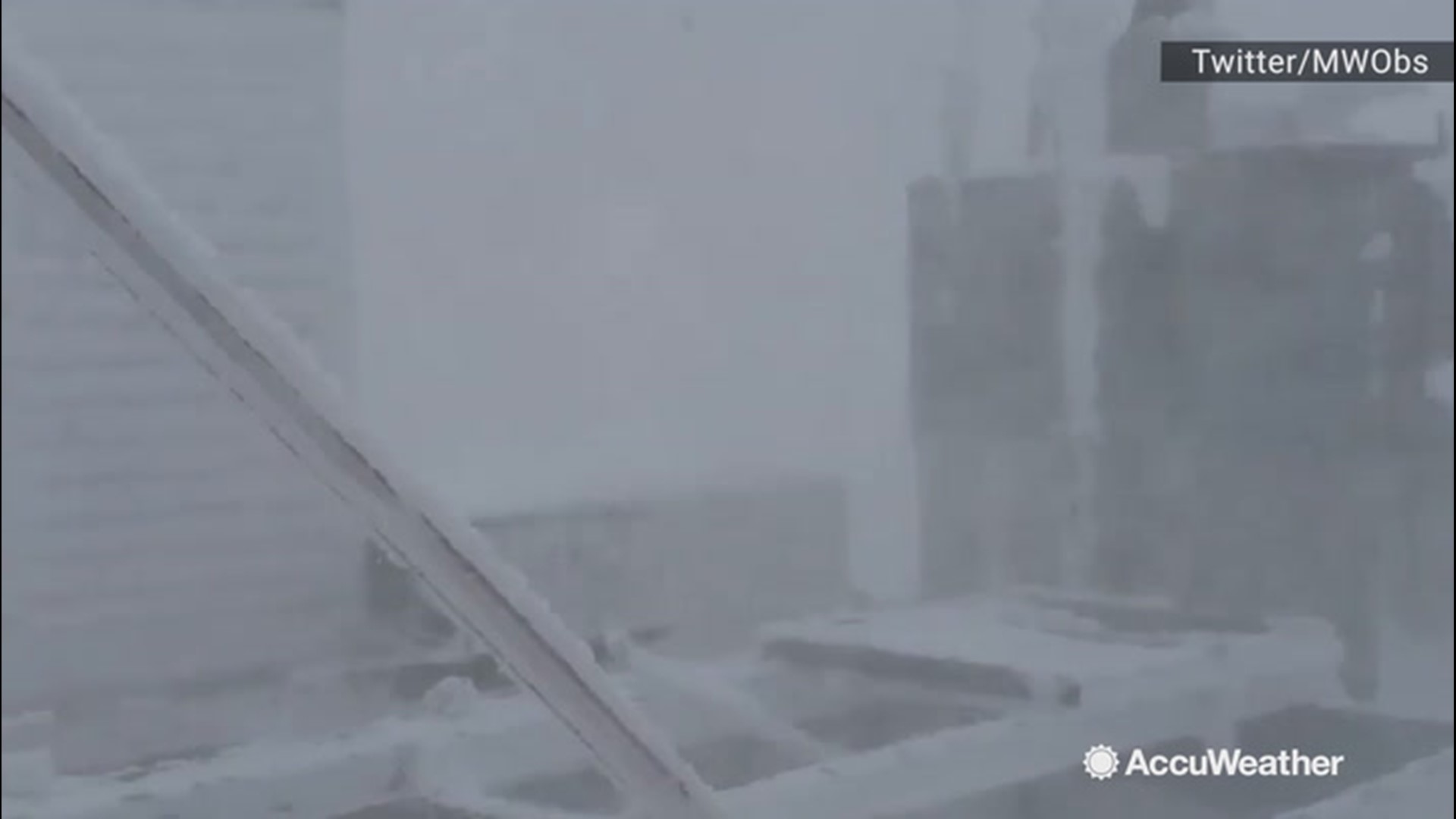 Howling winds gusted up to 80 mph at the Mount Washington Observatory in Conway, New Hampshire, on Friday, Nov. 8.