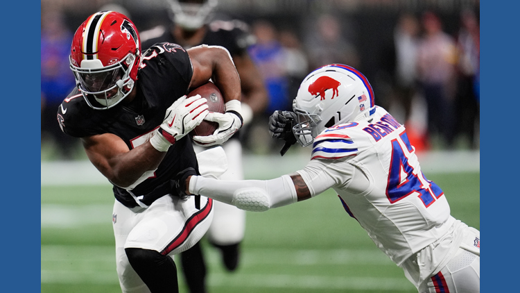 Bijan Robinson surpassing Christian McCaffrey as top dual-threat