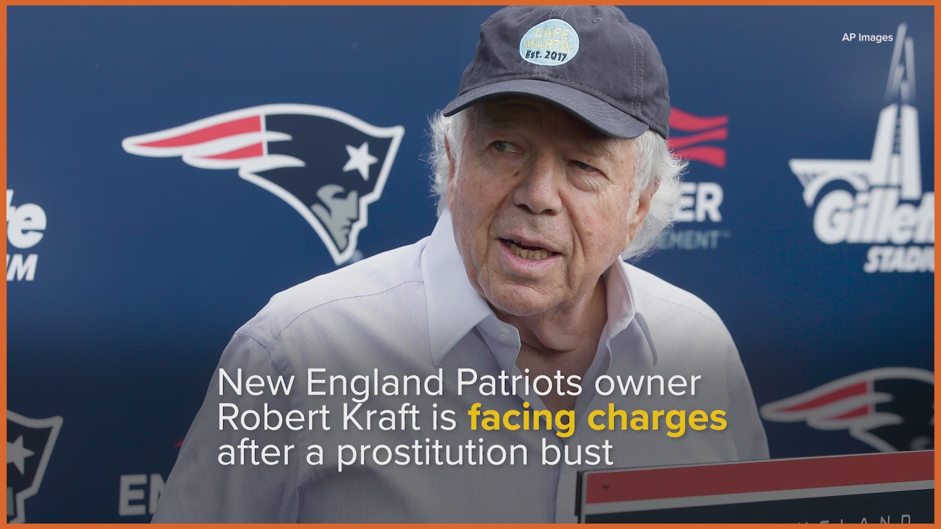 New England Patriots owner Robert Kraft is being charged with misdemeanor solicitation of prostitution after police said Friday he was twice videotaped paying for and receiving sex at an illicit massage parlor.