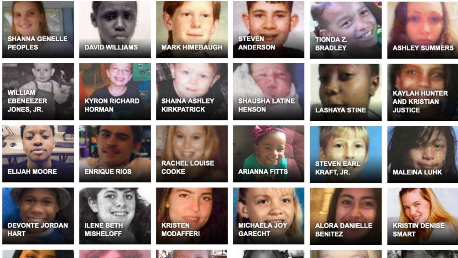 National Missing Children's Day Help the FBI bring these kids home
