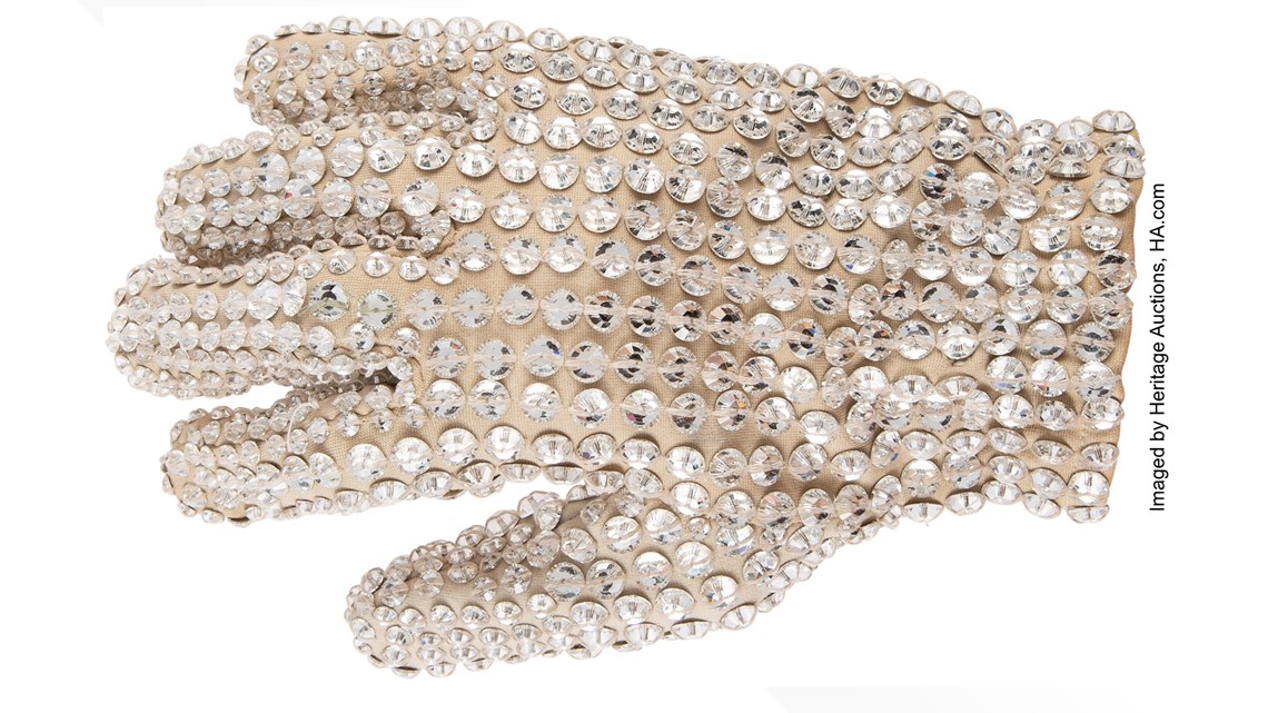 Michael Jackson's iconic sparkling tour glove up for auction