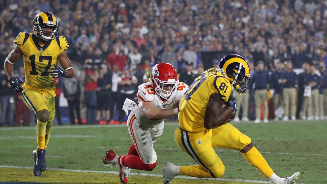 Rams and Chiefs shoot out nabs biggest 'Monday Night Football' ratings  since 2014