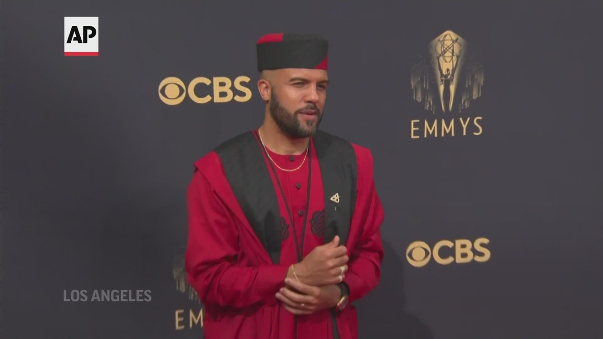 Austin Taylor Porn Hd 1080 - Emmys Red Carpet: Nicole Byer stuns, Billy Porter winged outfit | kvue.com