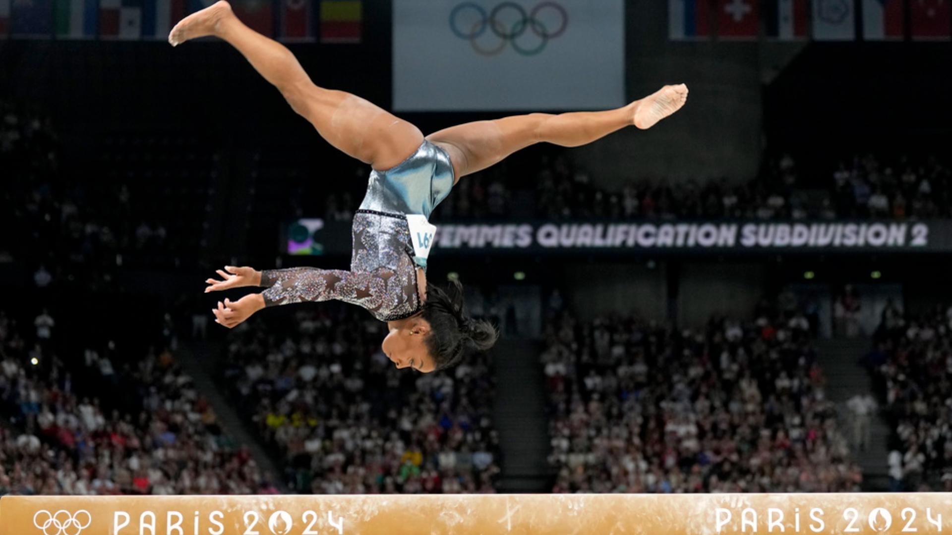 When will Simone Biles compete in individual events at Olympics?