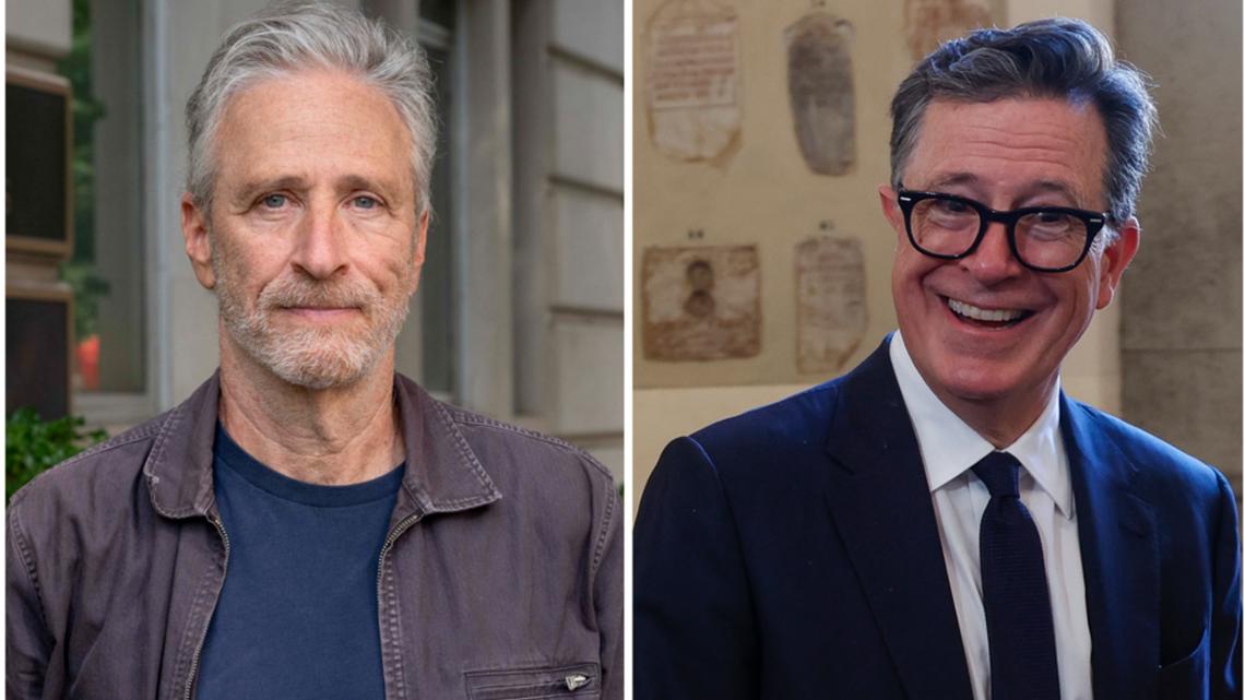 Jon Stewart slams CBS over Colbert cancellation in 'Daily Show' monologue |  kvue.com