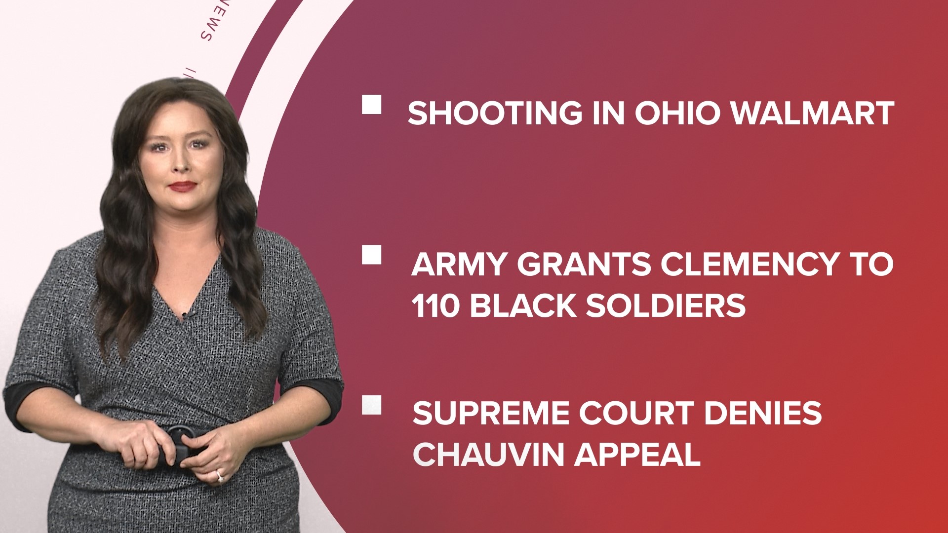 A look at what is happening in the news from 4 injured in a shooting at an Ohio Walmart to more fruit recalled and the new 2024 American Girl doll.