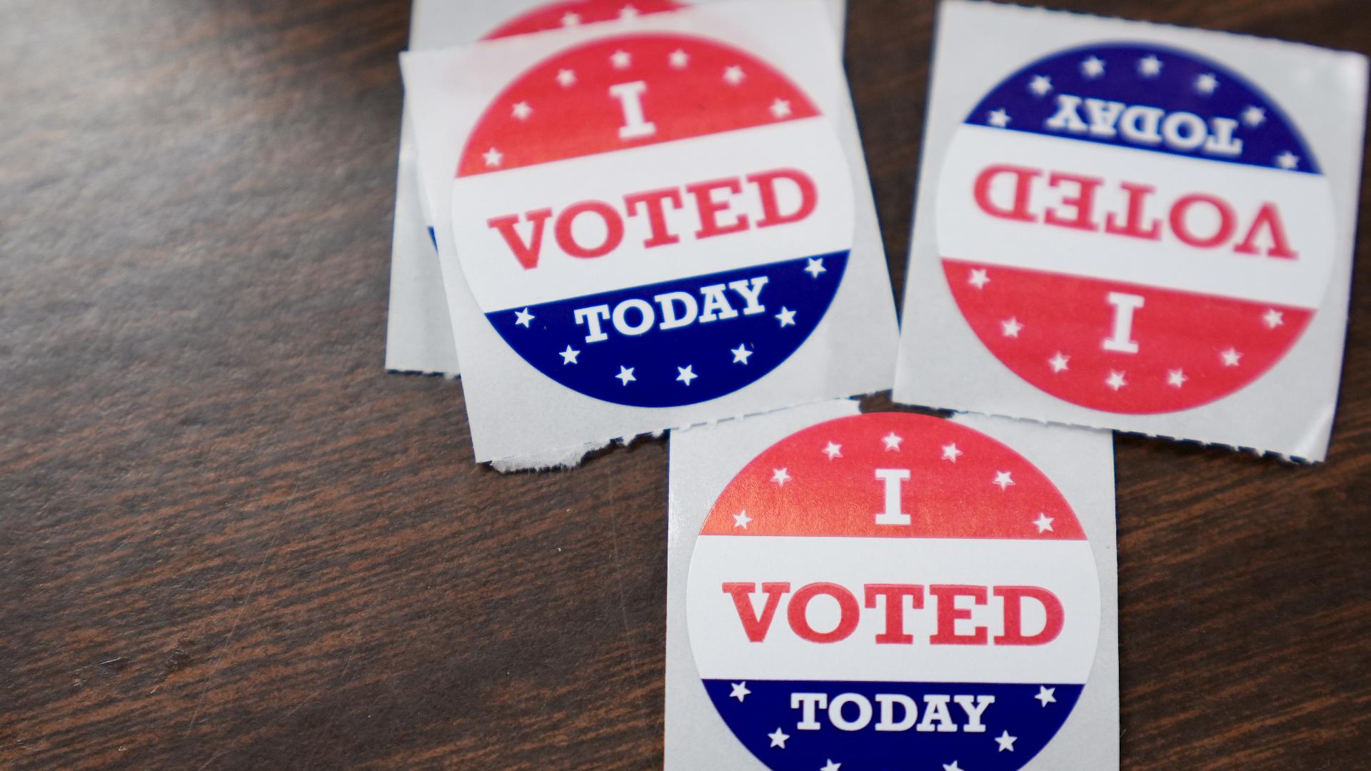 In Central Texas, some restaurants are offering free or discounted food to voters in exchange for stickers.