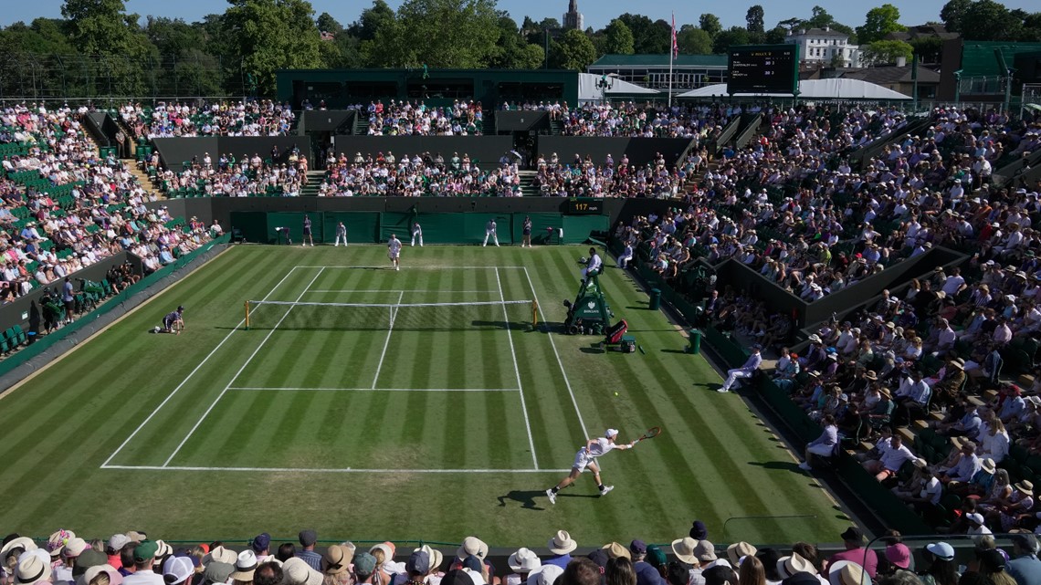 Wimbledon umpire warns fans about popping champagne before serves - Vimarsana News