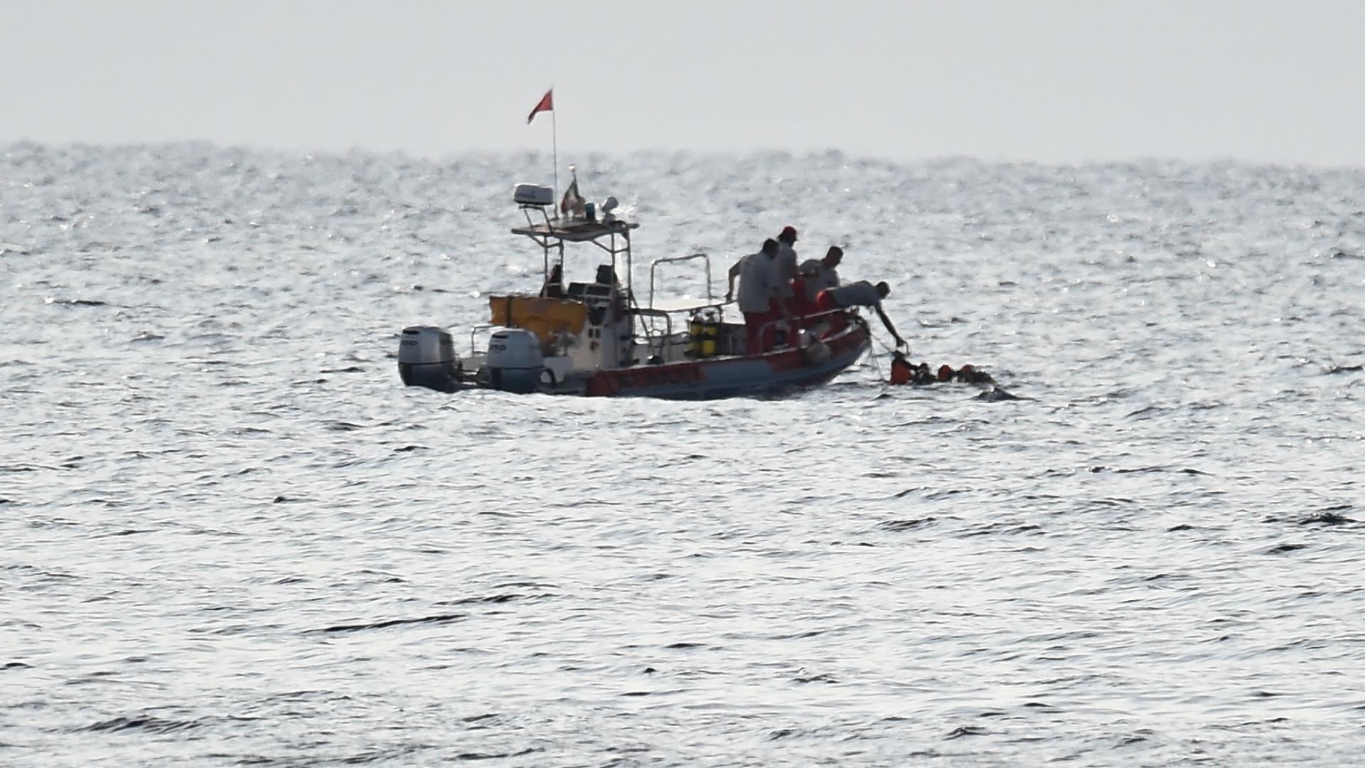 Six people are missing off the coast of Sicily after a luxury yacht sank during a violent storm.