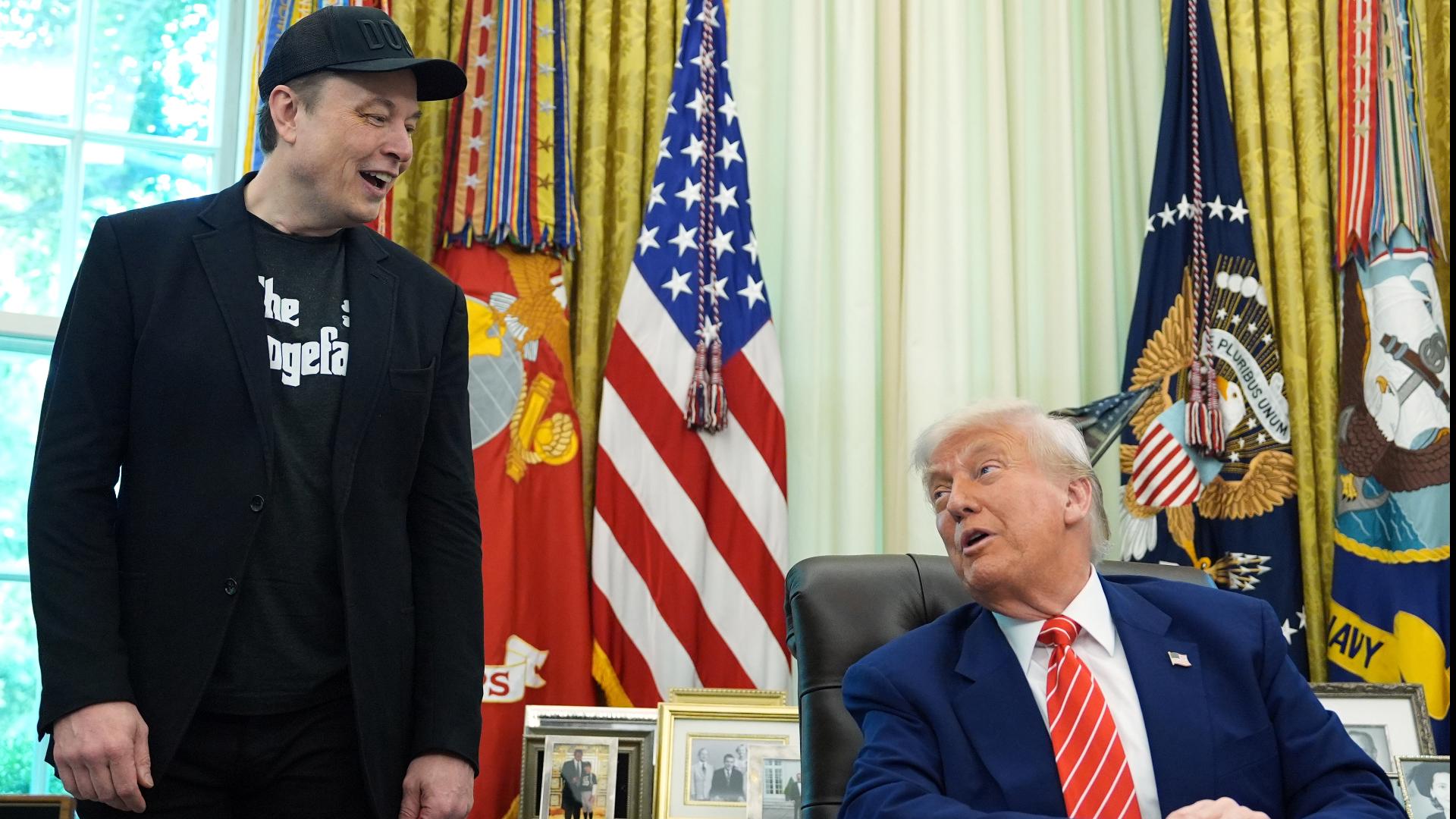 The feud started with a clash over President Trump's spending plan and escalated to jabs about Jeffrey Epstein.