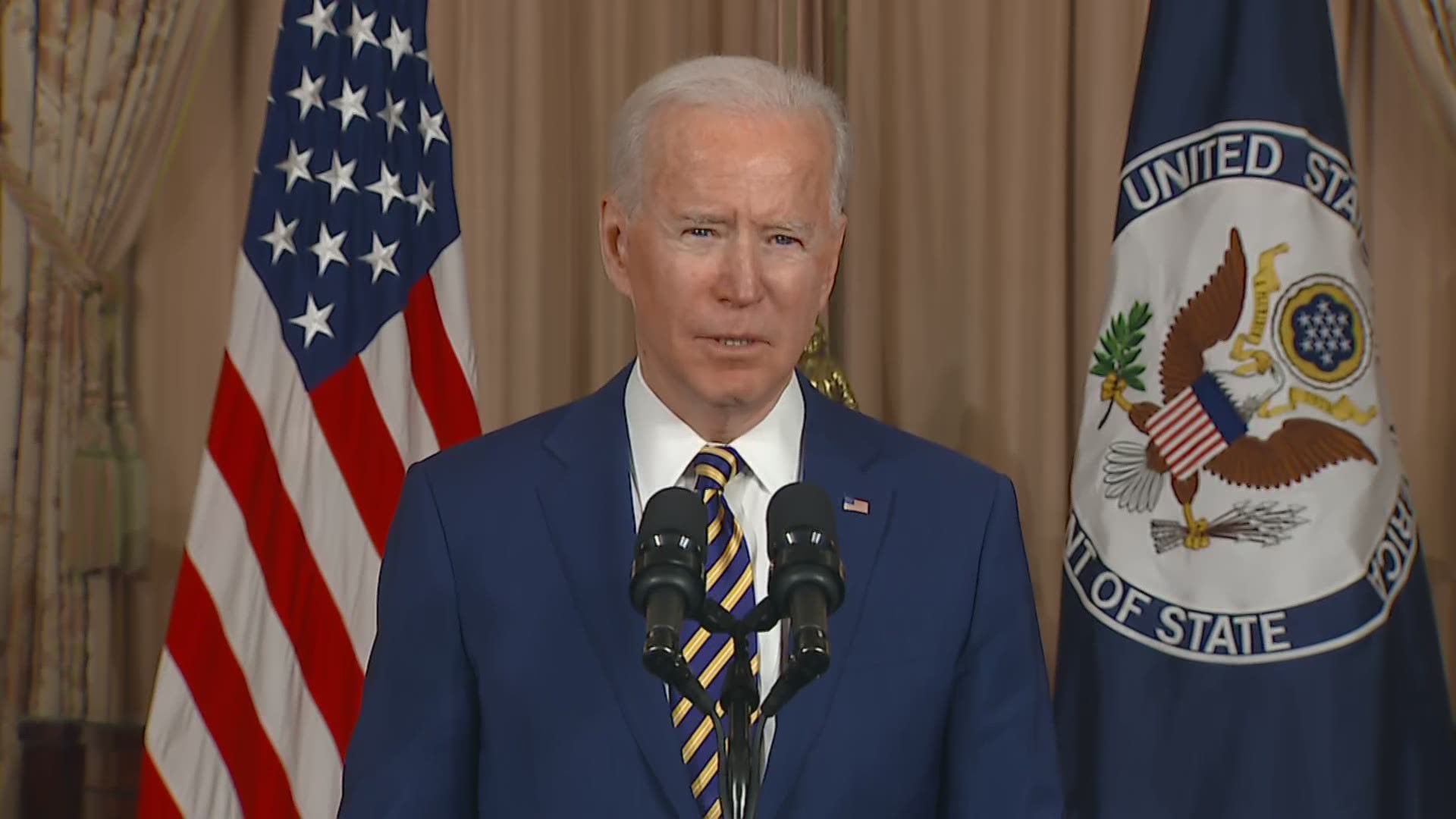 President Joe Biden made clear Thursday that the world should expect a more diplomatically engaged United States moving forward.
