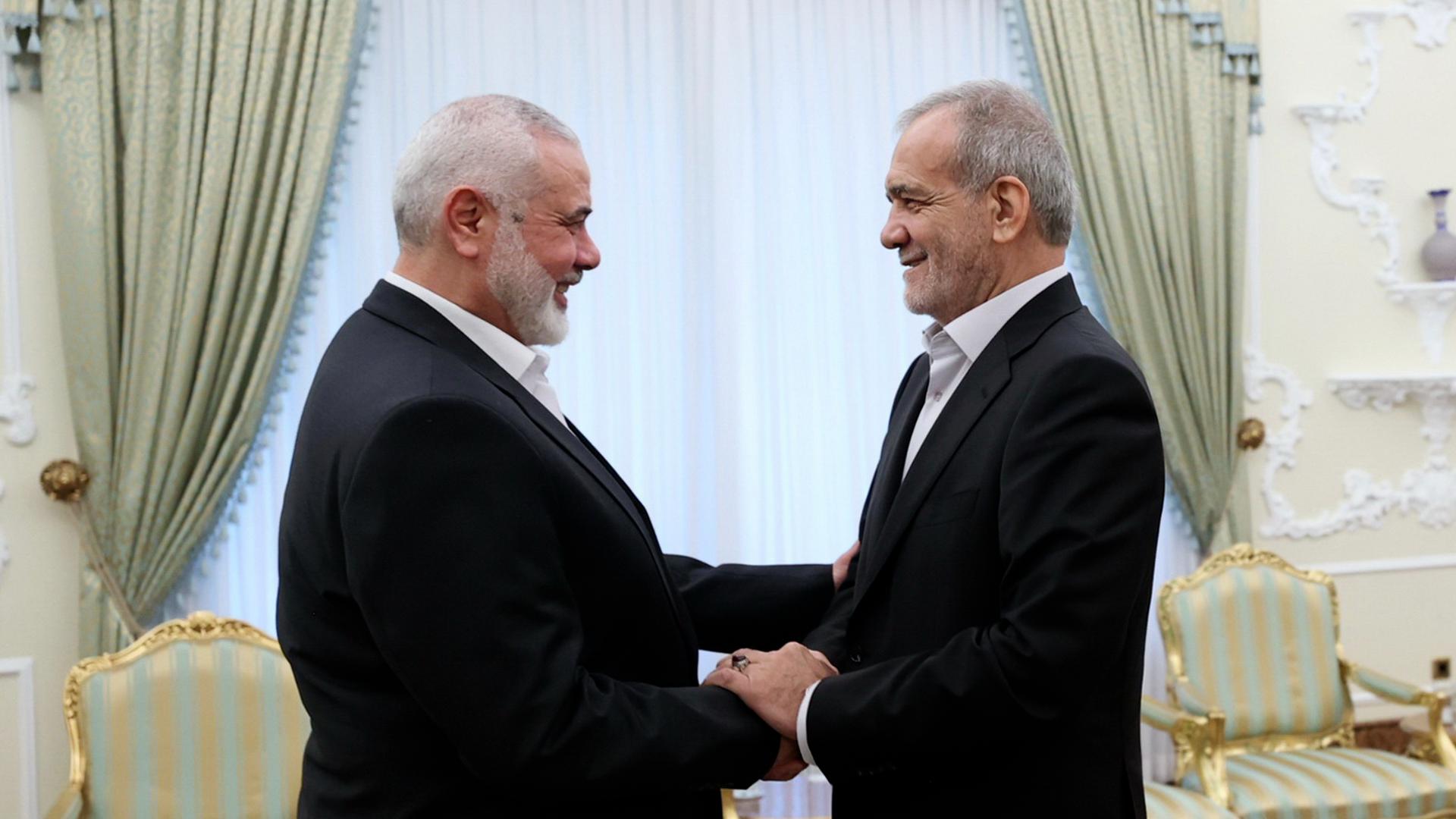 Ismail Haniyeh was reportedly killed while overseeing the inauguration of Iran's new president.