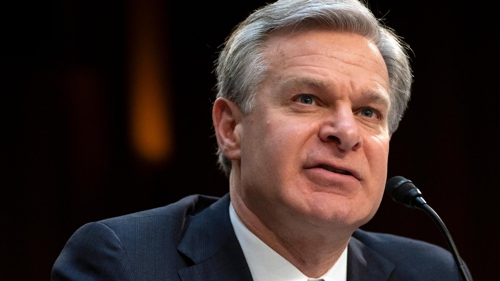 FBI Director Christopher Wray says he will resign at the end of the Biden administration.