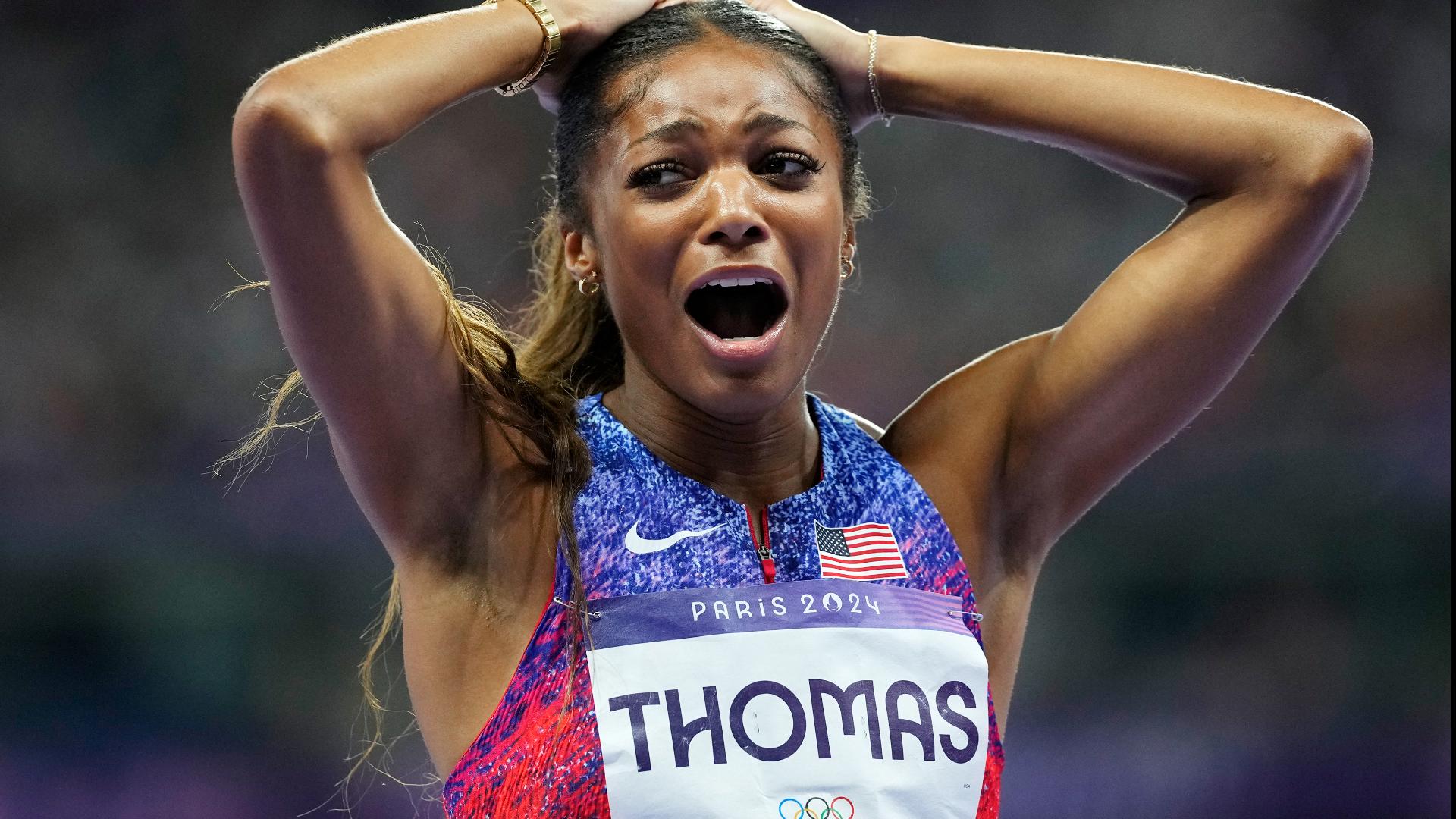 Paris Olympics women's 200M final top moments | kvue.com