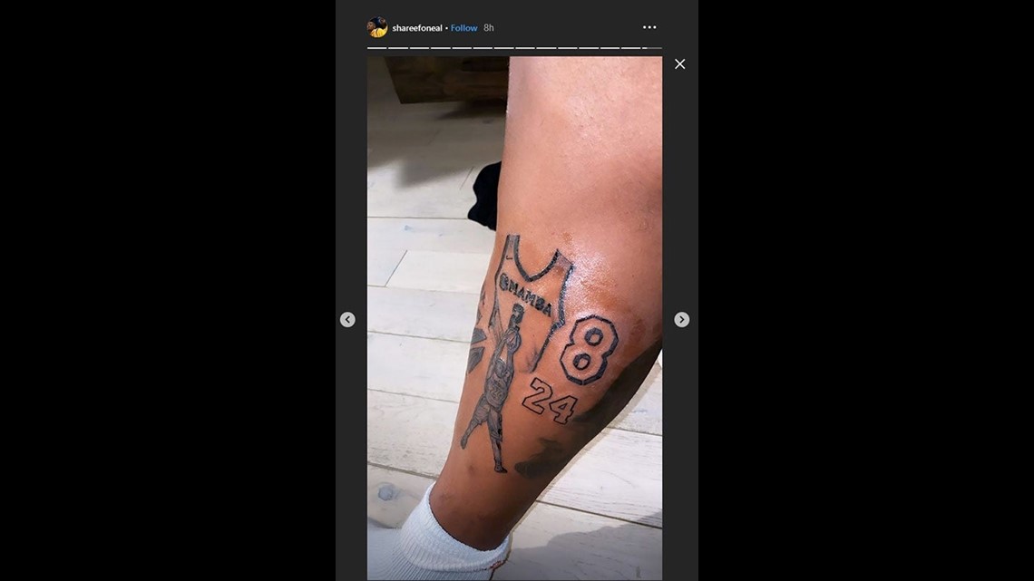 Many basketball stars pay tribute to Kobe with tattoos Mamba for a  lifetime  HEJINGs diary