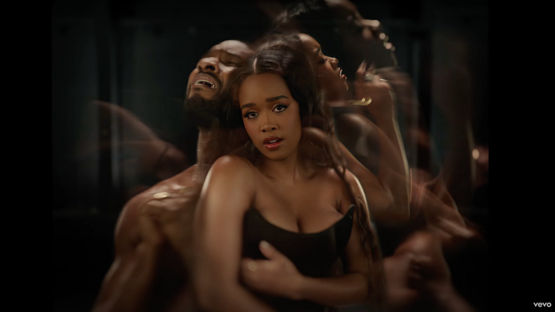 Usher & H.E.R. Dance In Their Underwear For 'Risk It All' Music