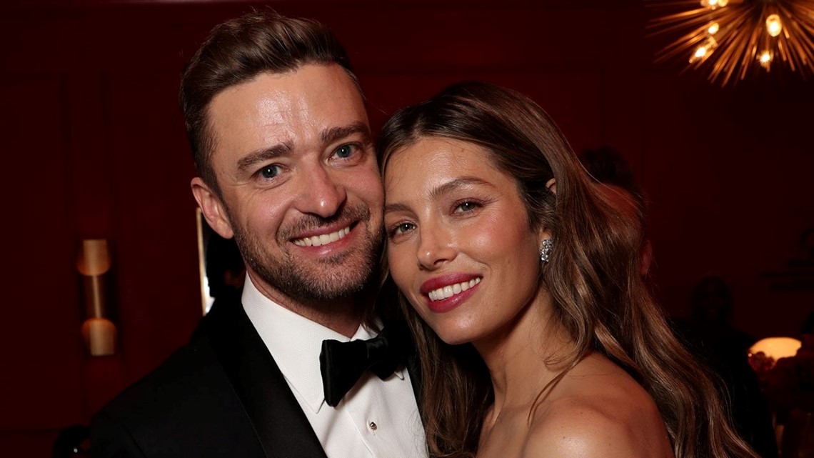 Justin Timberlake and Jessica Biel at Her Brother's Wedding