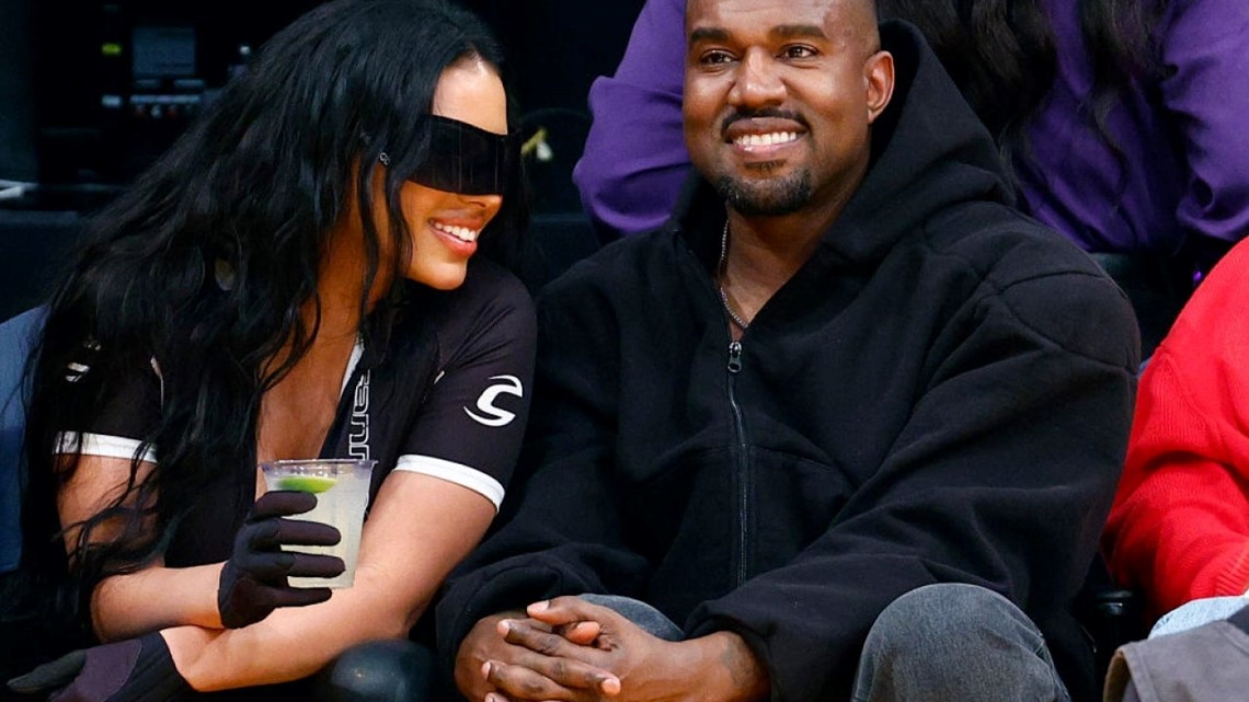 Meet The Model Kanye West Was Just Spotted Cozying Up To Courtside