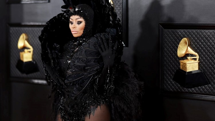 Leila Chyna - Blac Chyna Turns Heads With Bold, Feathery Outfit at 2023 GRAMMYs | kvue.com