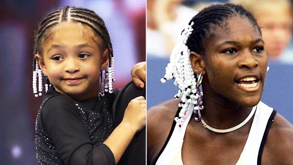 Serena Williams' daughter Olympia is twinning with mom at her 1st