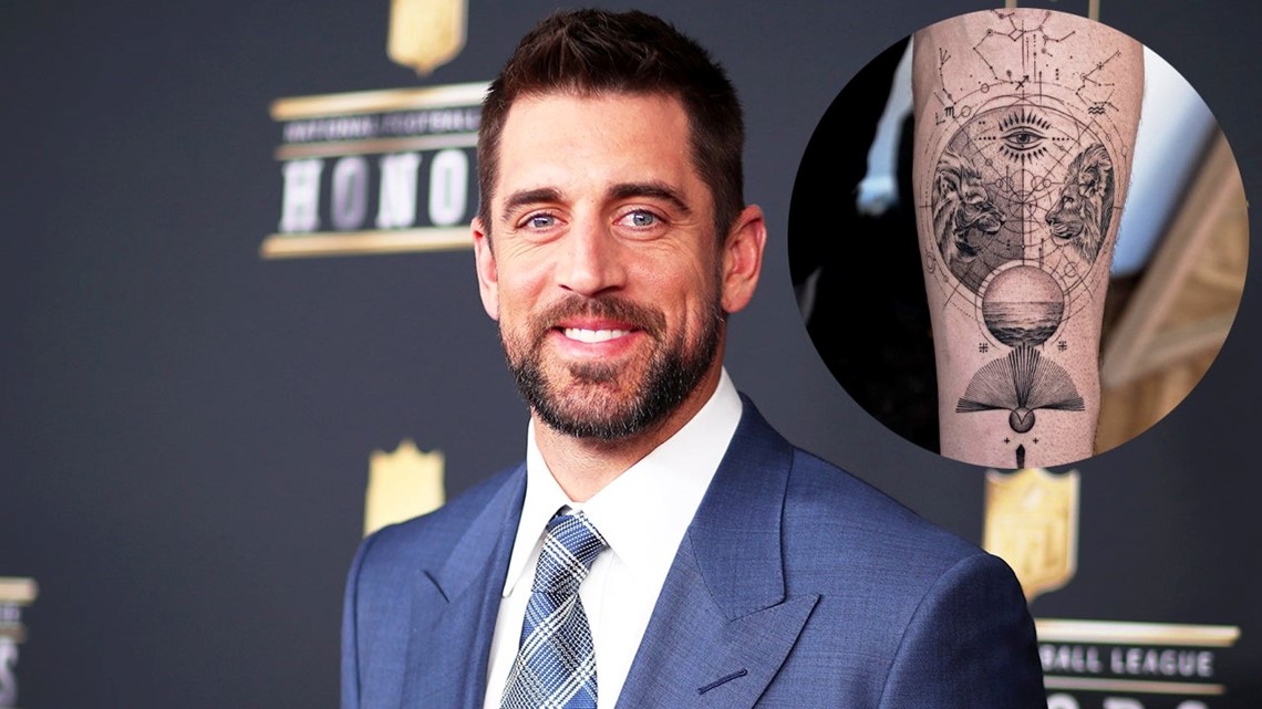 Aaron Rodgers gets first 'deep and meaningful' tattoo with astrological  elements