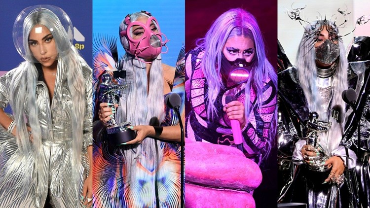 2020 MTV VMAs: See All of Lady Gaga's Showstopping Outfits and Mask Changes