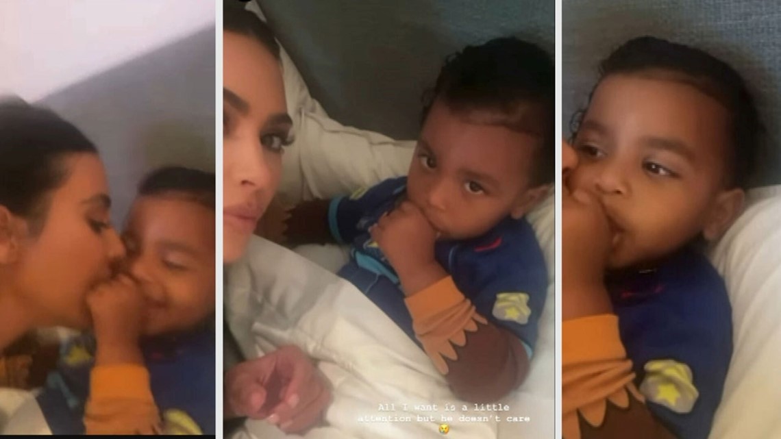 Kim Kardashian and Kanye West share a new picture of their youngest son,  Psalm