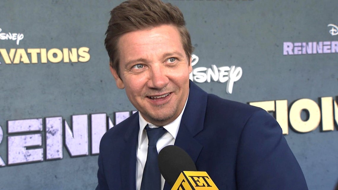 Jeremy Renner attends premiere for new series, months after snowplow  accident