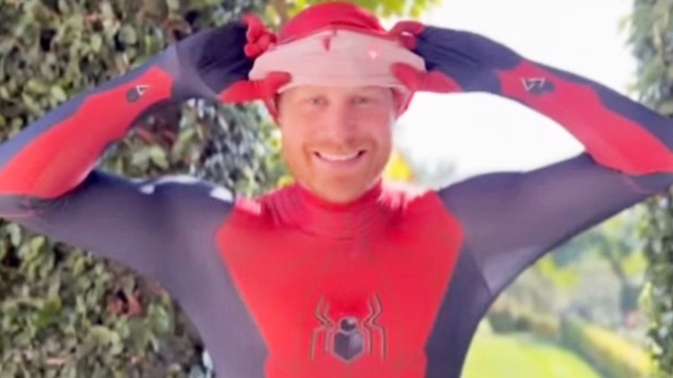 Prince Harry Delivers Heartfelt Message to Bereaved Military Children While Dressed as Spider-Man