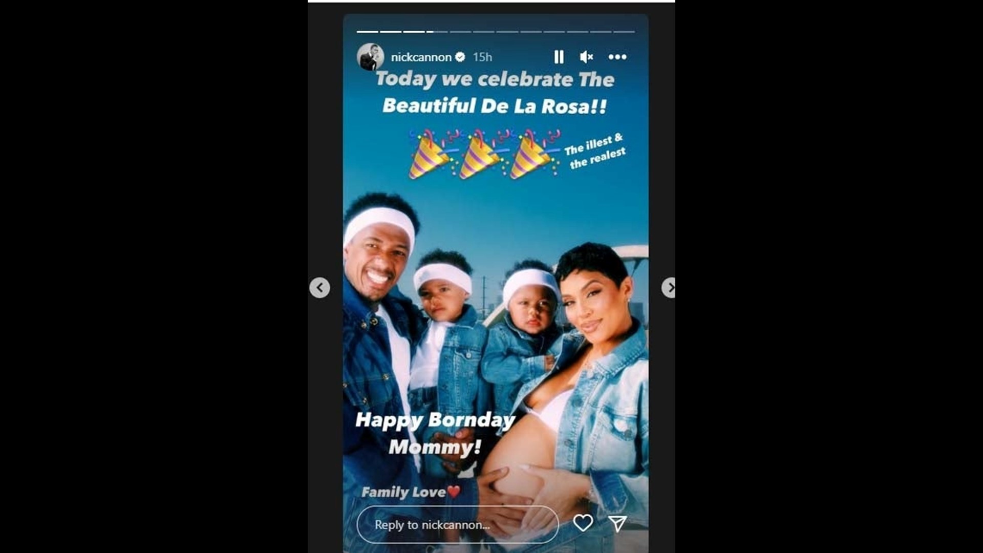 Nick Cannon Celebrates Pregnant Abby De La Rosa's Birthday With Baby