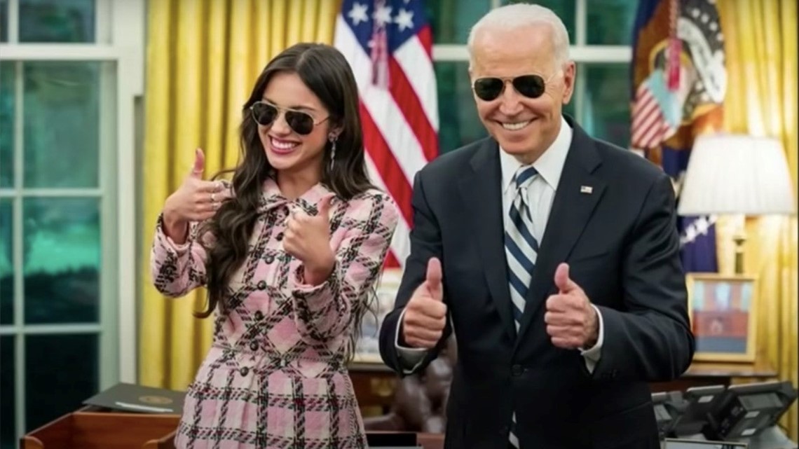 Olivia Rodrigo Shares the Strange Gifts Joe Biden Gave Her