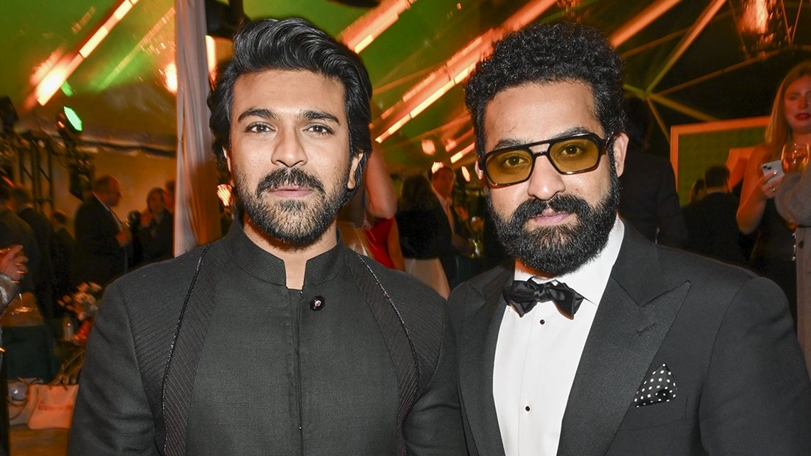 'RRR' Stars Ram Charan and Jr NTR Talk Historic Oscar Nomination for ...