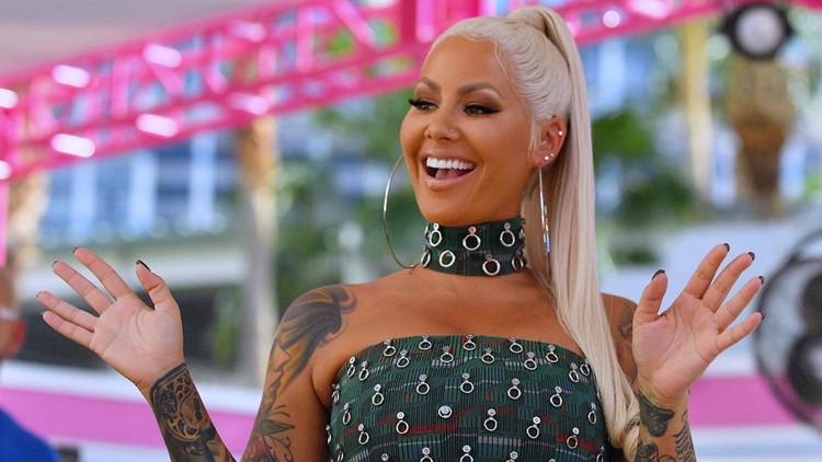 Amber Rose roasted for getting tattoos of her sons names Bash  Slash  on  Capital XTRA