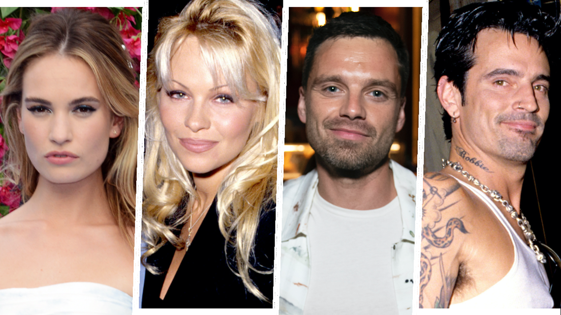 Lily James and Sebastian Stan Cast as Pamela Anderson and Tommy Lee in New  Hulu Series 