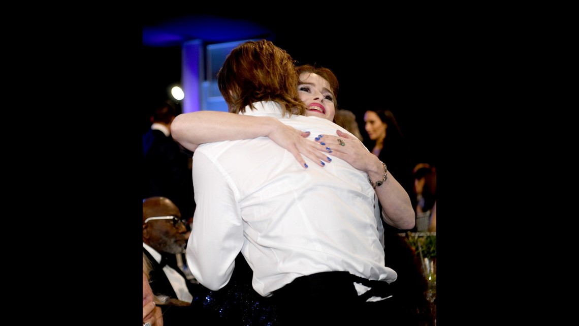 Brad Pitt and Helena Bonham Carter Have a 'Fight Club' Reunion at the SAG  Awards 