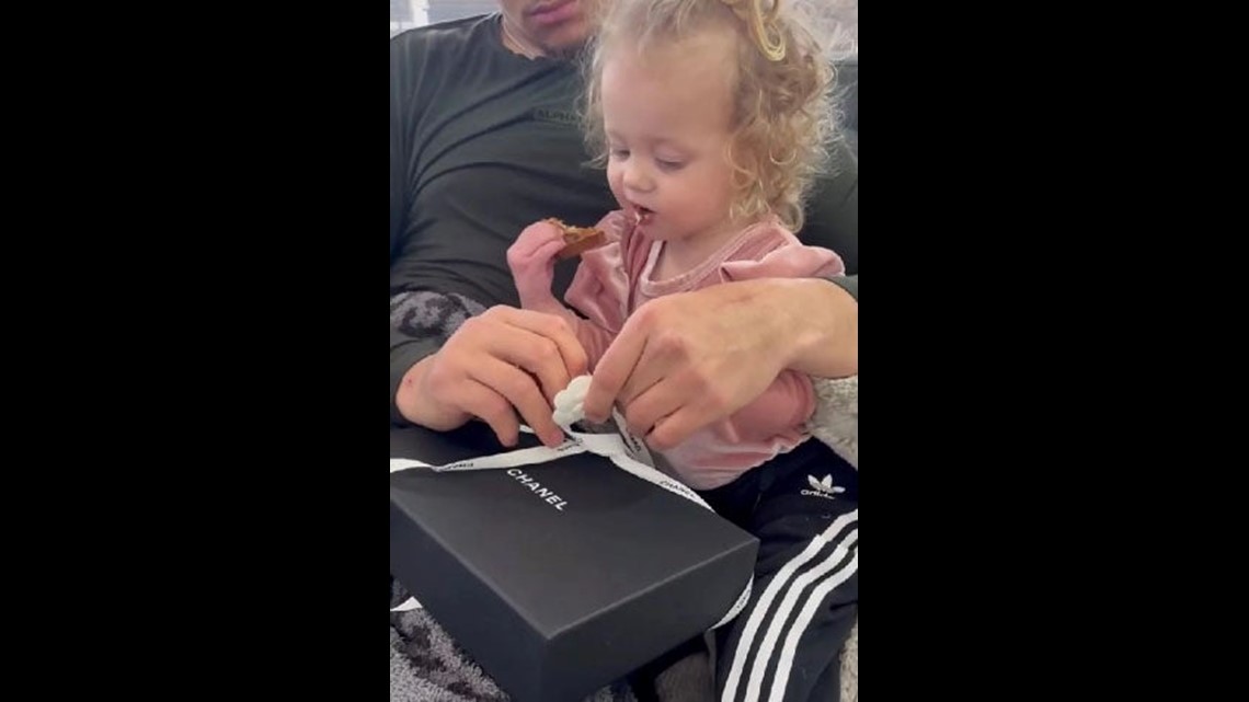 Patrick Mahomes' daughter gets a mini Chanel purse for 2nd birthday