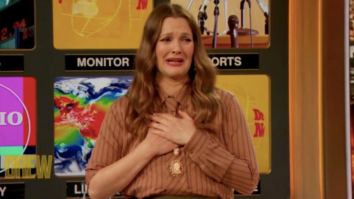 Drew Barrymore Breaks Down Crying After Getting Meaningful Tattoo on Her  Talk Show | kvue.com