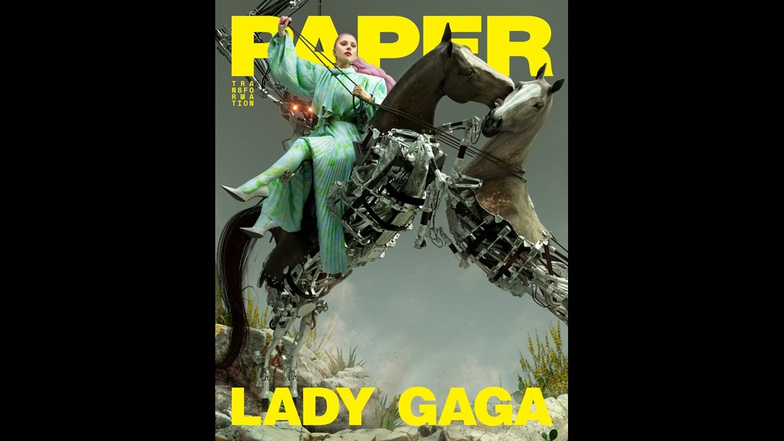 Lady Gaga Goes Nude for Futuristic Photo Shoot -- See the Pic