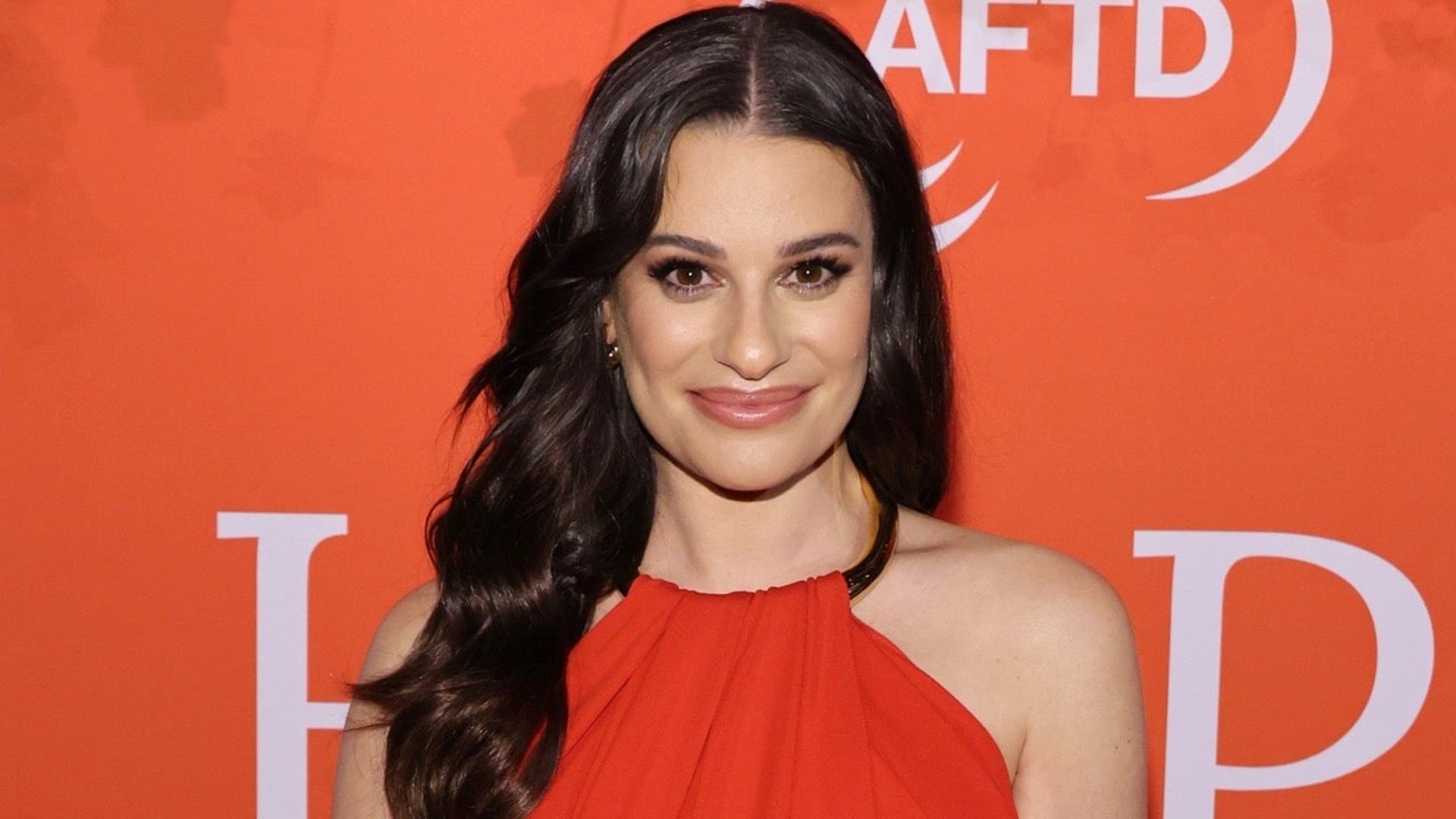 Pregnant Lea Michele Shows Off Baby Bump on the Red Carpet After