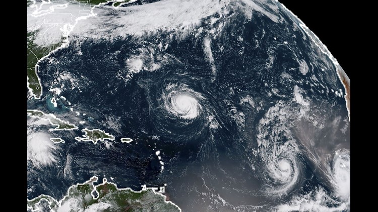 Florence strengthened into a hurricane again Sunday as forecasters warned the menacing storm could deliver a brutal hit along the East Coast by the end of the week. Virginia has joined North and South Carolina in declaring a state of emergency ahead of
