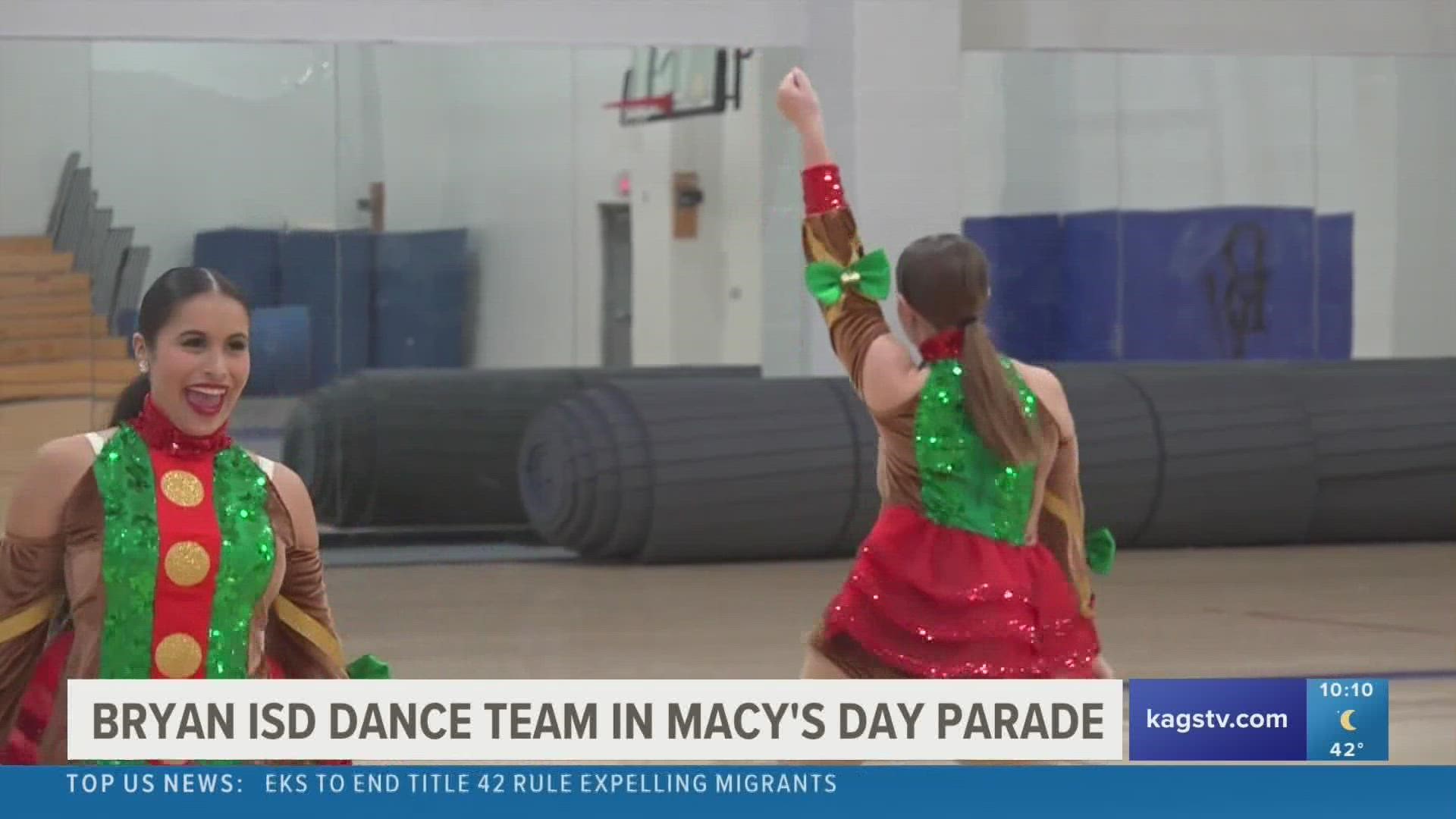 The Shy-Anne's of Bryan Highschool are set to perform in the Macy's Thanksgiving Day Parade in New York City later this month.