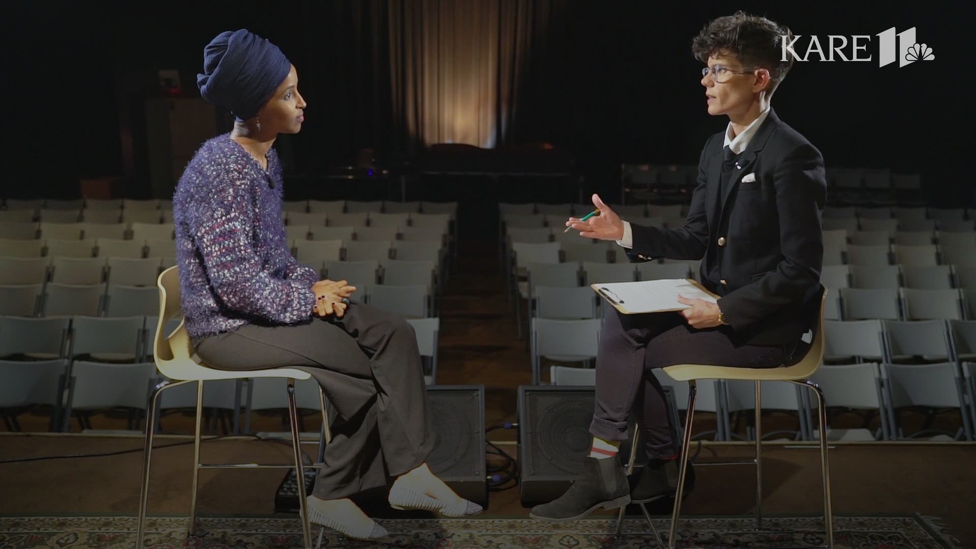 MN congresswoman Ilhan Omar sat down for a one-on-one interview with KARE 11's Jana Shortal on April 24, 2019. Rep. Omar described her first months in Congress.