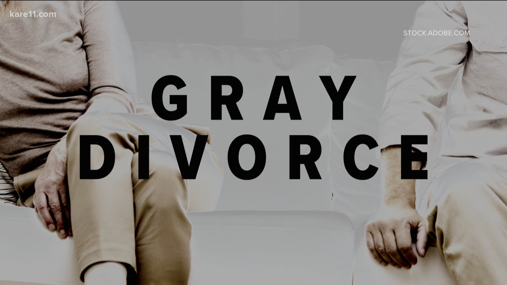 The AARP calls them "Gray Divorces" and research shows they've gone up by more than 50% over the last 25 years