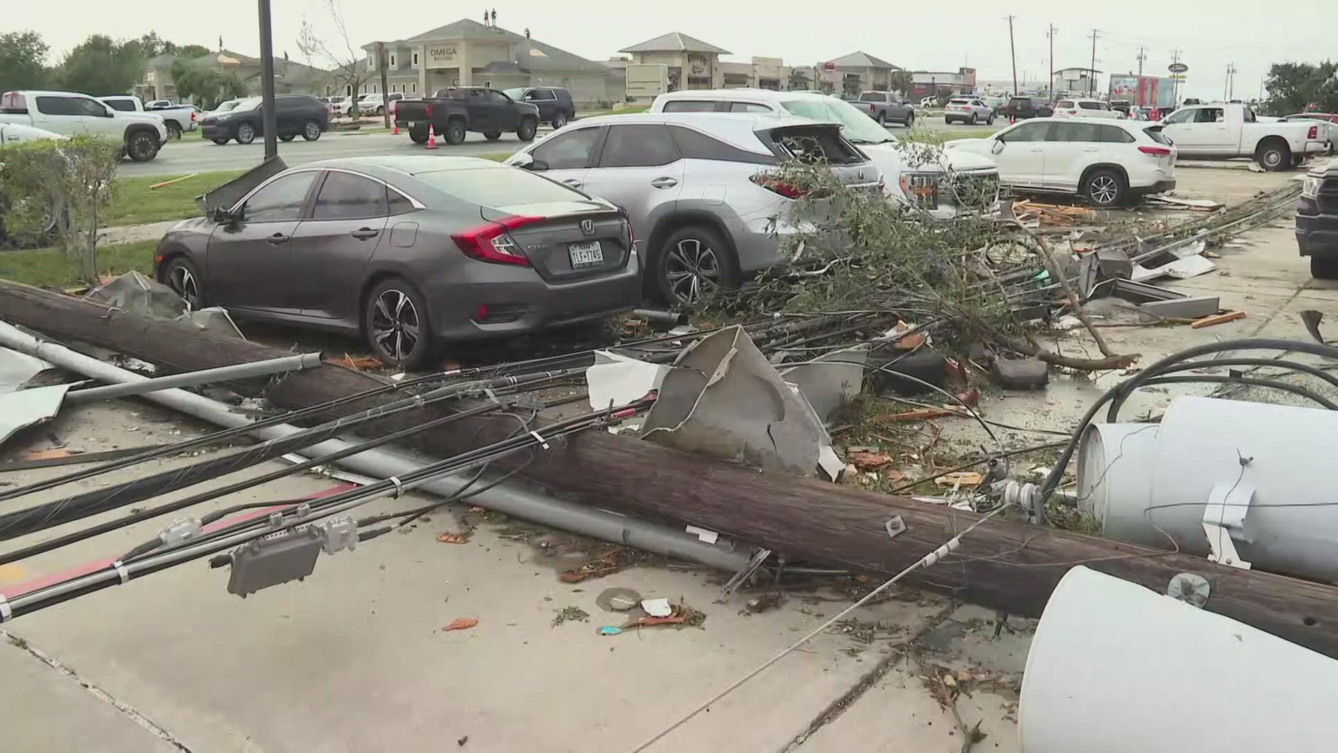 Residents are having to find shelter with their homes destroyed or without power, and businesses are closed or even leveled.