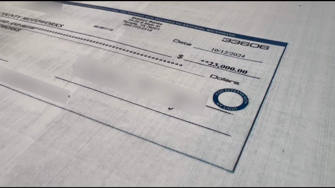 Fake cashier's check scheme hits Central Texas dealerships