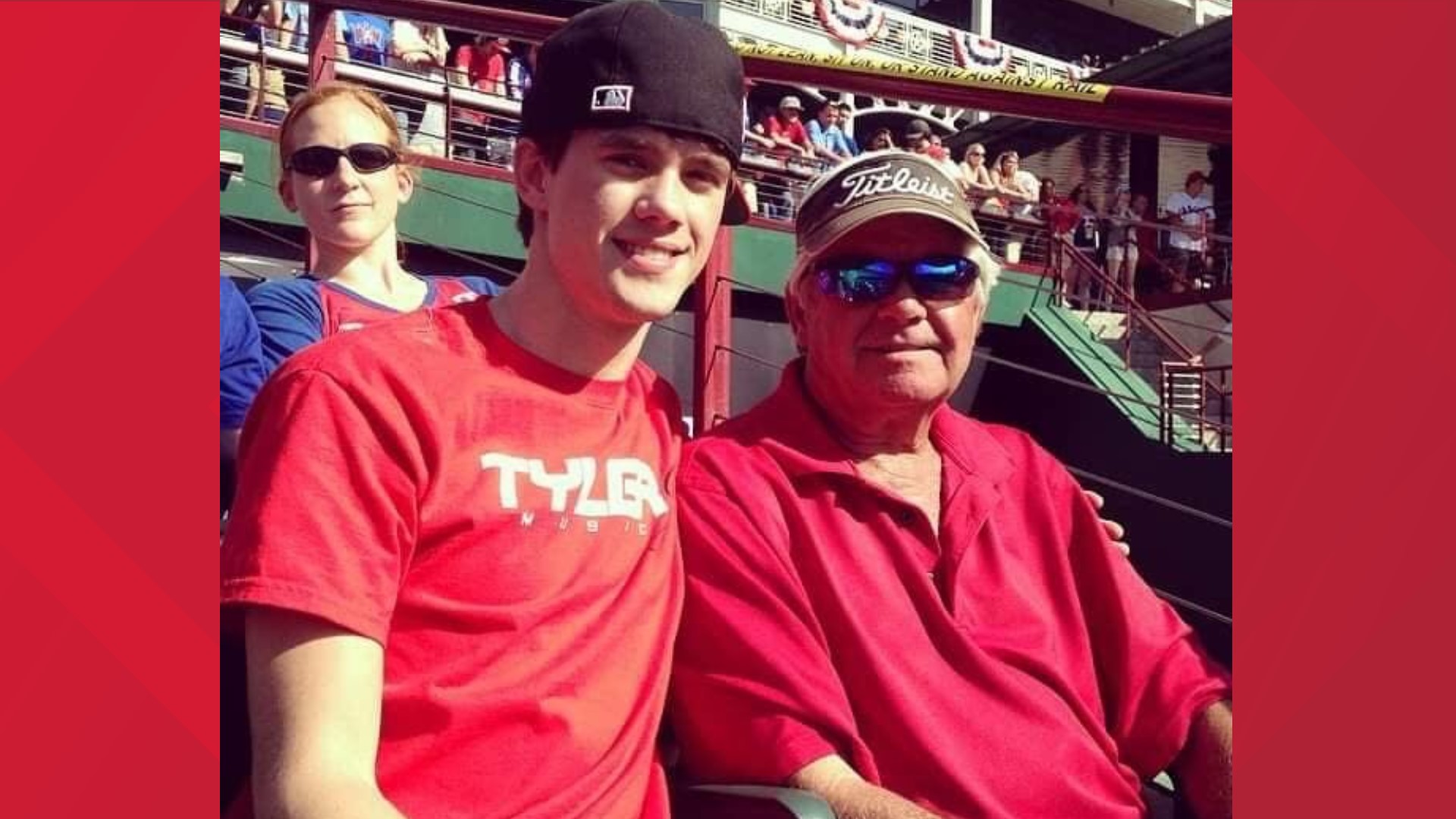 After a lifetime of father-son bonding over Texas Rangers baseball games, it came to their final first pitch together.