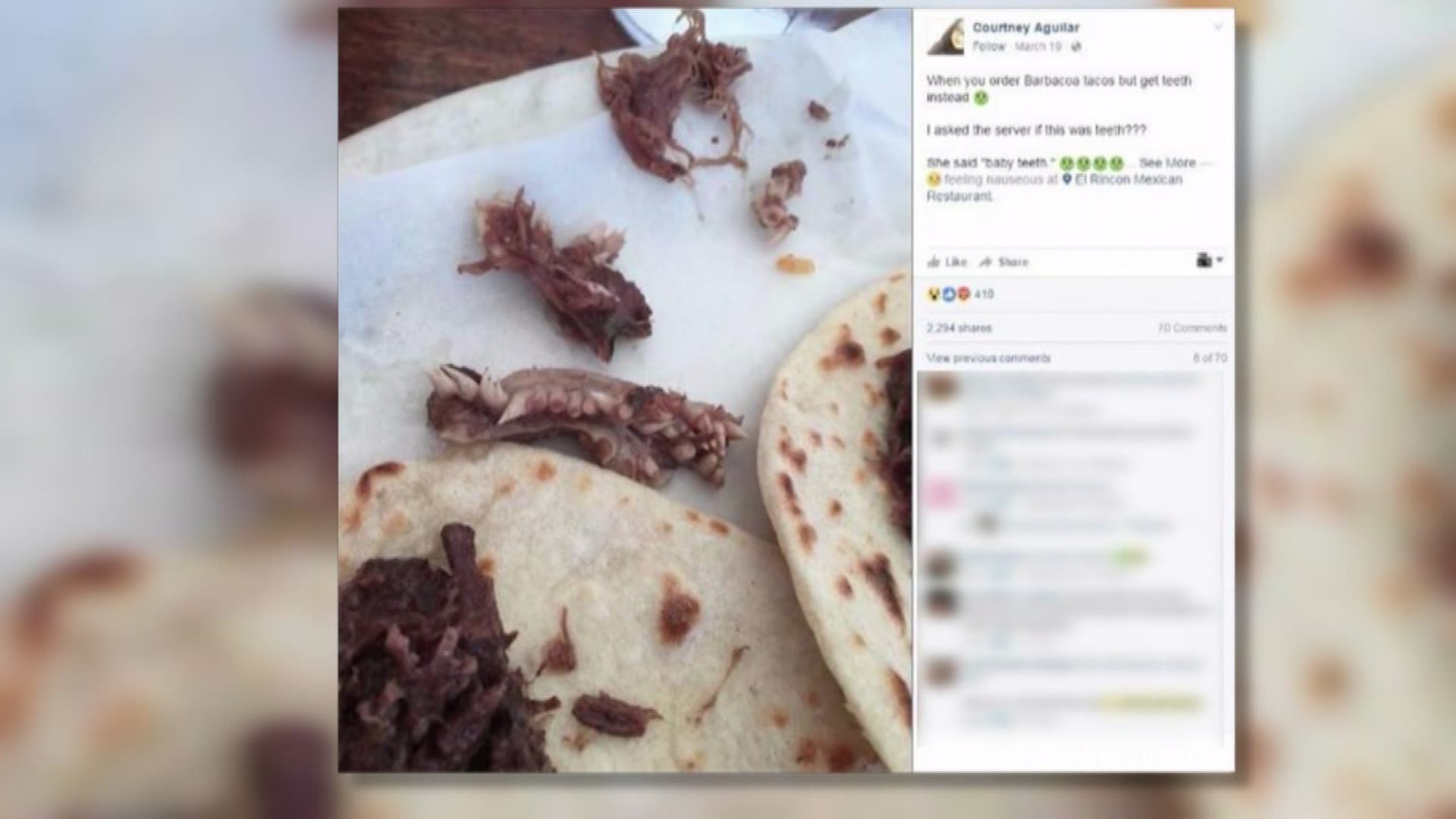 'It's beef lips': San Antonio meat vendor responds to viral taco 'teeth'