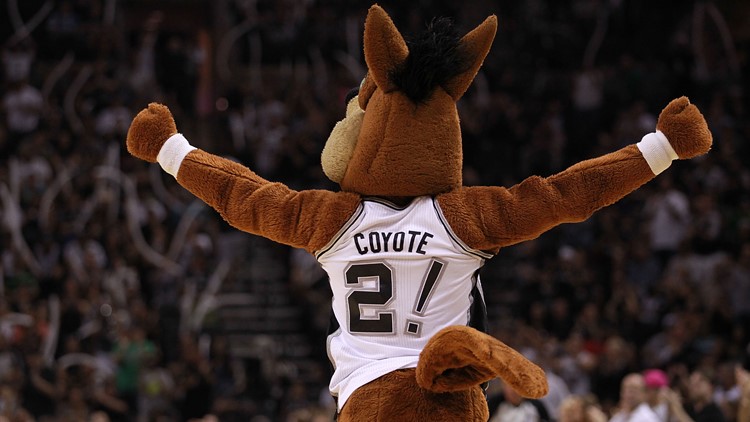 Spurs' Coyote ranks in top-5 most-followed NBA mascots