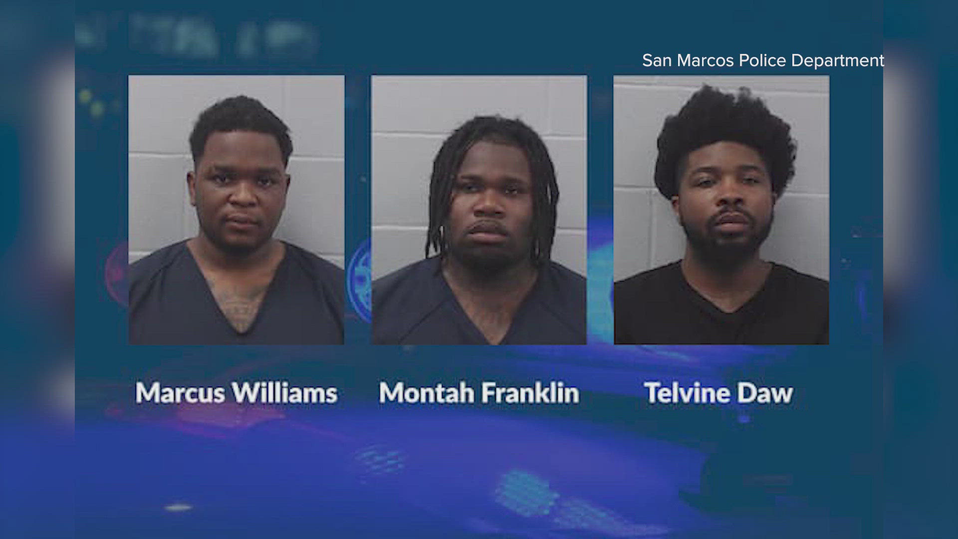 Police say the three men ordered the employee to get to the ground, then started smashing display cases.